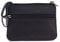 BAWAKO Porte-monnaie en cuir véritable, petite pièce de monnaie pour homme et femme, avec deux compartiments, fermeture éclair, porte-clés, mini porte-monnaie, S, Noir , s