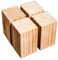 KOOEIN Pieds De Meubles en Bois,Pieds De Rechange,Pieds De Meubles Surélevés,Pieds De Table,Pieds De Canapé,pour Lits,Tables Basses,armoires,Lot De 4,Texture Dure,Stable,sûr,7x7x10cm/2.8x2.8x4in
