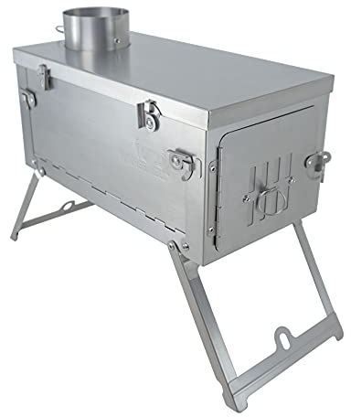 Winnerwell Fastfold PLUS Titanium Nested Pipe M-sized Camping Stove