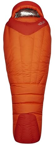 Rab Andes GTX Infinium 800 Schlafsack, atomic, REGULAR LEFT