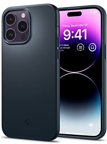 Spigen Thin fit case compatible with iPhone 14 Pro - metal slate