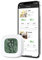 Brifit Thermomètre Hygromètre Numérique, Mini Thermomètre Hygromètre Intérieur, Bluetooth Moniteur de Température et Humidimètre, Exportation de Données, Notification d'Alarme, Maison, Bureau-1 Pièces