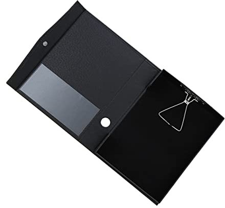 Operitacx Comic Buch Aufbewahrungsboxen Büroordner Desktop Dokumentenhalter Kunstleder Dokumentenhalter Fächermappe Wichtiger Dokumentenorganizer Aktentasche Business Aktenordner Manager