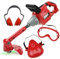 Kids Weed Trimmer Toy | Toddler Landscaping Gardening Tools and Equipments with Lights and Sounds| Includes Mask Safety Goggles and Earmuffs