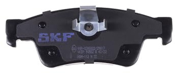 SKF Scheibenbremse Bremsbelag VKBP 90552 A - 4er Set - Position Hinterachse Höhe 73 mm Länge 166 mm Breite 103 mm Dicke 17 mm - OE Qualität