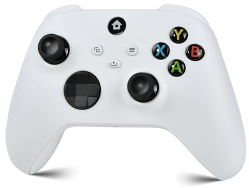 TechKen Wireless Controller for Xbox Series X/S One, 2.4GHZ Game Controller Gamepad Compatible with Xbox One S/X PC White