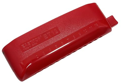 EAST TOP ET12 Chromatische Mundharmonika mit C-Schlüssel für Erwachsene und Profis, mit einzigartigem modernem Design, mit Mini-Mundharmonika-Schlüsselanhänger, Halskette als Geschenk