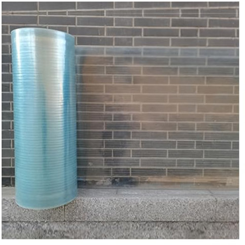 PFCDZDU Polycarbonat Gewächshaus Paneele, UV Geschützt Isolierung Klar Abdeckung Planke, Verstärkt Glasfaser Blätter Für Draussen Anlage Stand Dächer ( Farbe : Clear-1mm , Größe : 1.2x7m )