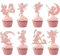 Taskicraft Feen Cupcake Topper Tortendeko - 40 Stück Feen Geburtstag Deko Fairy Cupcake Toppers Tortendekoration Elfen Und Feen Geburtstagsdeko Mädchen Fee Kuchen Topper Tortendeko Party Dekoration