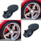 zjxtnb 4 Stück Nabendeckel Aufkleber für Audi S1 S3 S5 S6 S7 S8 8V B9 8T F5 C7 C8 D4, Nabenkappen Abzeichen Sticker Reifen Felgendeckel Wheel Caps Zubehör 60mm,A/Black