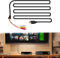 HDMI to RCA AV Converter Cable - 1.5m, Adapter for Audio Video LCD Projectors