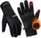 Vilico Winterhandschuhe Herren Wasserdicht Touchscreen,Fleece Warm Thermal Winter Handschuhe Touchscreen,für Radfahren,Fahrrad,Motorrad，Skifahren