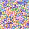 100g Mini Styroporkugeln, Bunte Schaumperlen, Bastelschaum Ball, Styroporschaum Kugeln Kugeln Füllstoff Perlen Dekor, für den Schleim DIY Geschenkverpackungen, Mini Styroporkugeln