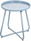 NEWCIX Runder Metall Terrassen Beistelltisch,Outdoor Beistelltisch,Paletten Beistelltisch,Balkon Couchtisch,Geeignet Für Kleinen Raum,Wohnzimmer Schlafzimmer Terrassenbalkon(Blau)