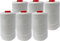 CALLONI SRL - Pack x 6 Bobine Filo Per Cucire Sacchi | Filo per cucitre sacchi carta, tessuto, rafia | 6000 metri, BIANCO resistente | Adatto per cucitrice portatile Fischbein, Union Special, YH