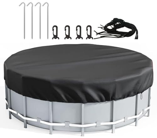 Couvertures de Spa pour, Couverture de Piscine - Housse de Protection Anti-poussière imperméable pour Piscine,Couverture de Protection de Piscine Veratile, Couverture Ronde pour, pour Meubles Ronds,
