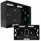 Durable Black 2-Gang Back Box – Universal Pattress Box for Electrical Fittings, Flush Mount & Surface Installations