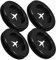OUNONA 4stücke Gummimuffen Dual-sided Kabeldurchführungen Schwarz Für Tisch Kabelschutz Feuerfest Flexible Grommets Für Büro Und Zuhause