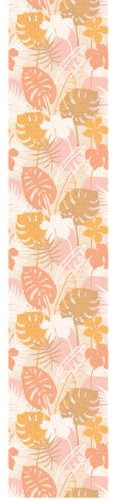 Ambiance Sticker Papier Peint Intissé Pré-encollé Rouleau Wallpaper Tropical Feuilles de Palmier Ensoleillées Adhésif Décorative - 1 Roulle de H300 x L60 cm