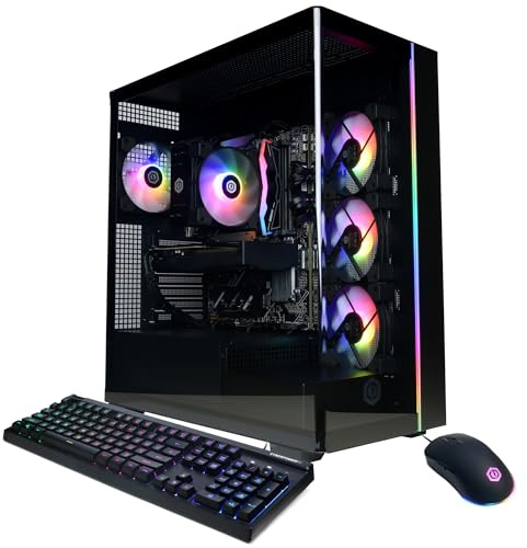 CyberPowerPC Gamer Master Gaming PC, AMD Ryzen 7 8700F 4.1GHz, GeForce RTX 5060 Ti 8GB, 16GB DDR5, 1TB PCIe 4.0 SSD, WiFi Ready & Windows 11 Home (GMA2900A2)