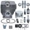50mm Cylinder Piston Carb Repair Kit For Stihl MS440 044 Chainsaw Bar Stud Nut Decompression Valve Part
