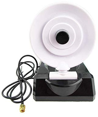 Wrtysully Antena WiFi 2.4G Direccional RP-SMA Macho Enrutador WiFi de Alta Ganancia Antena Radares 10DBi con Cable RG174 1M