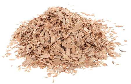 KONTONTY Hickory Holzchips für BBQ und Räuchern Beutel Natürliche Hickory Späne für Grill Smoker und Camping für Fleischgerichte Verstärkt Geschmack und Einfach Anwendung