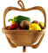 CleanPrince Faltkorb Apfel, wunderschöner Klappkorb 30 x 30 cm aus Holz Apfelkorb Osterkorb Eierkorb Herbst Osterkorb Faltkorb Korb Schale Obstkorb Dekoschale Obstschale Holz faltbar Untersetzer
