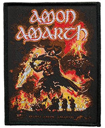 Amon Amarth Aufnäher - Surtur Rising Patch - Gewebt & Lizenziert !!