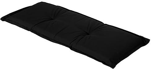 Madison Auflage Bank, Panama, 75% Baumwolle 25% Polyester, Schwarz, schwarz, 150 x 48 cm