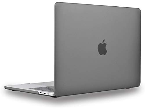 UESWILL Case for MacBook Pro 15 inch 2016-2019 with Touch Bar, Gray | Fits Model A1990 A1707, Matte Smooth Silky Touch Washable, Includes Hard Shell Case + Microfiber Cloth