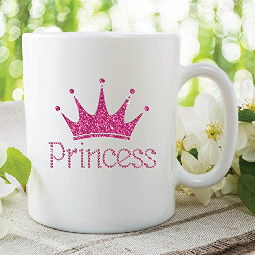 Rosa Prinzessin Mädchen Becher Krone Lizenzfreie Essex Stil Tee Kaffeetasse Geschenk WSDMUG205