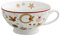 Brandani 53025 Alleluia New Bone China tazza da colazione, multicolore