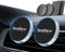 ivoler 2 Pack Soporte Móvil Coche, Iman Coche Móvil para Rejilla del Aire, 360°Rotación, Soporte Magnético Móvil Coche para Smartphone, los télefonos móviles y Dispositivo GPS, Plata