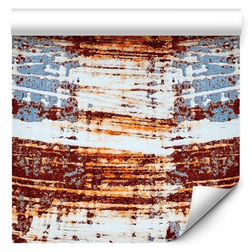 murando - Tapete selbstklebend 10m Wandtattoo dekorative Möbelfolie Dekorfolie Fotofolie Panel Wandaufkleber Wandposter Wandsticker - Beton Blech f-C-0338-j-a