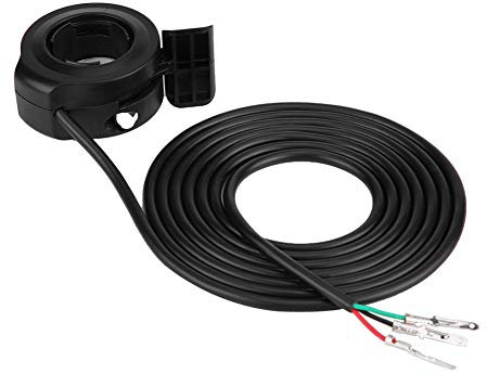 24V 36V 48V 60V 72V 22mm 7/8inch Universal Thumb Throttle Speed Control for E-Bike Electric Bike Scooters