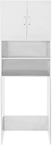 VDD JUTAS - Armario para lavadora (190 cm), color blanco