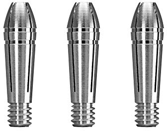Mission Titan Fox Dart-Schäfte aus Titan-Aluminium (Silber, 3 Ersatz-Tops)
