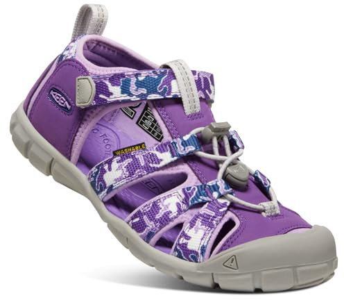 KEEN Unisex Kinder seacamp 2 cnx Sandalen, Camo Tillandsia Purple, 25/26 EU