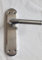 Door Handles Interior Lever Latch Marina Deluxe Sleek Modern Duo Two Tone (Polished Chrome/Satin Nickle)
