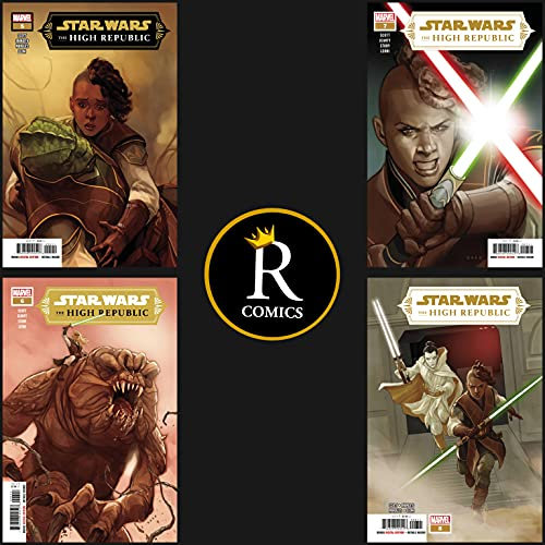 Star Wars The High Republic Comic Set #5 - 8 W/ Rated Comics Backer