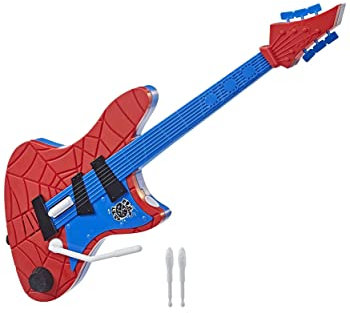 Marvel Spider-Man – Across The Spider-Verse Spider-Punk Webblaster Guitare – Jouet de Jeu de rôle Musical Joyeux pour Enfants à partir de 5 Ans