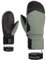 Ziener Damen Kalea Ski-Fäustling/Wintersport | wasserdicht extra warm Wolle, green mud, 6,5