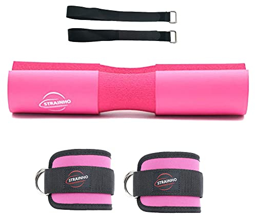 Langhantel Polster Hip Thrust Polster Langhantel Pad Hip Thrust Kissen Nackenrolle Gym Polster Gym Hip Thrust Polster Und Fußschlaufen Barbell Pad Pink