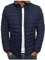 Kobilee Piumino Uomo 100 Grammi Primaverile Imbottita Calda Giubbotto Trapuntato Montagna Casual Trekking Ripiegabile Giacca Invernale Antivento Leggero Cerniera con Cappuccio Giacca Mezza Stagione