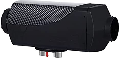 Calefaccion Diesel 12V 2KW, Calentador de Vehículos Diesel con Control Remoto y LCD, Calefacción Estacionaria para Camiones, Barcos, Coches, Remolques, Autocaravanas,Negro