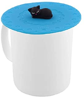 Pylones Deckel für Tasse – Bienauchaud Katze aus Silikon, 10 x 4 cm