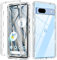 Fin2feel Funda para Google Pixel 7A, funda para teléfono móvil Pixel 7A con protector de pantalla integrado, antiamarillo, resistente, antigolpes, protección completa de 360 grados para Google Pixel