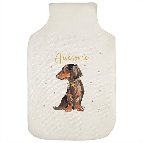 'Awesome Star Sausage Dog ' Hot Water Bottle Cover (HW00028241)