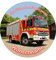 Tortenaufleger mit Wunschname, Feuerwehr, Sam, Essbares Foto für Torten, Tortenbild, Tortenaufleger Ø 20cm - Super Qualität, 00502